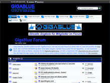 Tablet Screenshot of gigablue-support.org